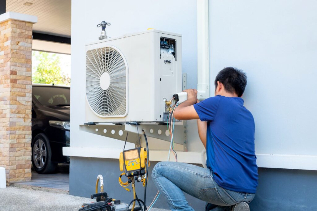 AC Installation Outside Home