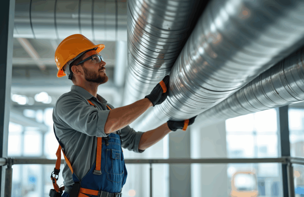 HVAC Tech Duct Work png