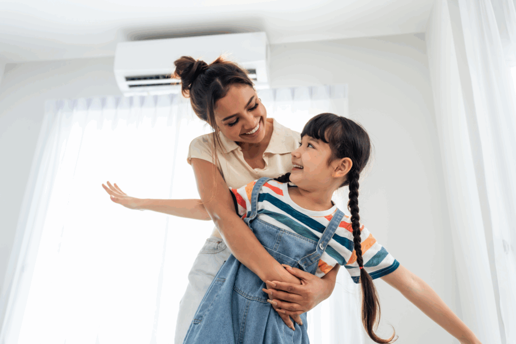 Mother and Daughter Ductless Mini